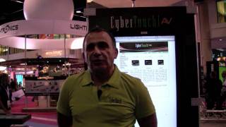 INFOCOMM 2011: CyberTouch AV Booth Tour by NewComm Technologies