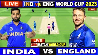 Live: IND Vs ENG, ICC World Cup 2023 | Live Match Centre | India Vs England | 1st Innings