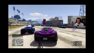 Kurt0411 with racismo after someone collides into him on GTA races