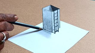 How To Draw optical illusions || 3D illusion drawing with pencil ||