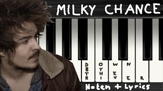 Milky Chance - Down By The River → Lyrics + Klaviernoten | Chords