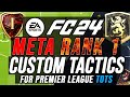 Rank 1 POST PATCH META Custom Tactics & Instructions To Get More Wins in FUT Champions - FC 24