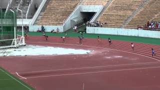 2015年 愛知県高校新人陸上 男子4X100mリレー決勝