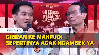 Gibran Respons Mahfud soal Pertanyaan Receh di Debat Cawapres