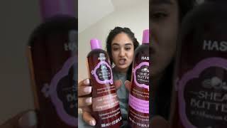 Hask Shea Butter \u0026 Hibiscus Oil shampoo and conditioner