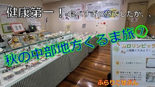 秋の中部地方くるま旅⑦ 2024年11月15日 最終日下伊那で健康食品メーカーかんてんぱぱや薬用養命酒工場等を見学し、松川でリンゴ農家を巡りました。