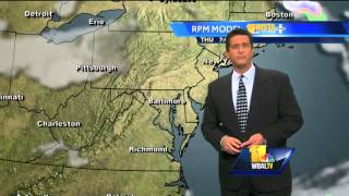 Decreasing clouds, Mild temps today