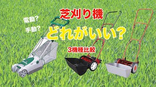 【カリフォルニアスタイルの庭】芝刈り機はどれがいいの?　手動と電動の3機種を比較してみました