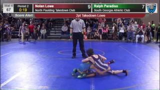 67 68 Nolan Lowe North Paulding Takedown Club vs Ralph Paradiso South Georgia Athletic Club 36042041