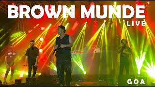 AP Dhillon Singing Brown Munde Live in GOA||Gurinder Gill | Shinda Kahlon- The Takeover Tour India