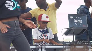 DJ Arch Jnr Closing Down Mafikeng Kids Festival With Amapiano