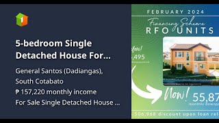 5-bedroom Single Detached House For Sale in General Santos (Dadiangas)