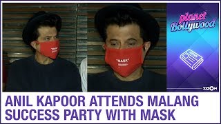 Anil Kapoor attends the Malang success party with a mask due to Coronavirus scare