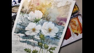 WINTER Flowers Like You've NEVER SEEN Before in Watercolor