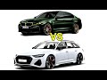 audi rs6 avant performance vs bmw m5 cs drag race acceleration showdown