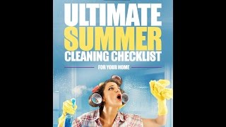 Ultimate Summer Cleaning Checklist For Your Home - Benefits & Tips