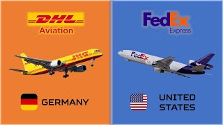 DHL Aviation Vs FedEx Express Comparison 2024! 🇩🇪 Vs 🇺🇸