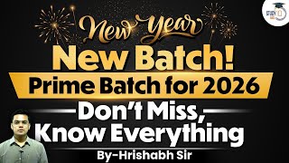 Crack UPSC CSE 2026 with the New Prime Batch | For Serious Aspirants Only! | StudyIQ