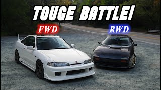 TOUGE BATTLE | Integra DC2 vs RX7 FC3S ROUND 1!!