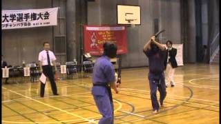 両手長剣決勝　スポーツチャンバラ全日本学生大会２００５