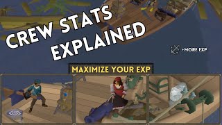 You NEED to know about Crew Stats in OSRS to Maximize EXP in Sailing