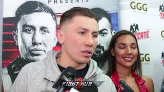 GENNADY GOLOVKIN SNAPS AT REPORTERS OVER CANELO QUESTIONS! GETS ANGRY & TELLS THEM TO STOP!