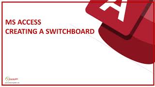 MS Access Creating a Switchboard