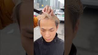 假髮逼真度測試 #wigs #香港假发 #深圳假发 #发饰美假发 #假发 #脫髮 #toupee #haircare #haircut #发际线 #男士假髮 #增髮 #髮型設計 #隱形假髮 #補髮