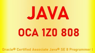 9 JAVA OCA 1Z0 808 Summary java OCA Chapter 1 Java Building Blocks
