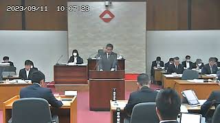 令和5年9月定例会　一般質問（戸来守和議員）