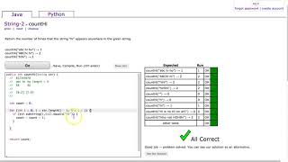 Codingbat - countHi (Java)