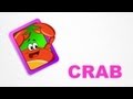 Crab - Sea Animals - Pre School - Learn Spelling Videos For Kids