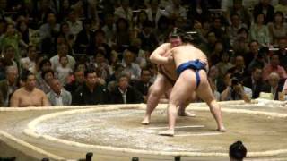 20100509 大相撲5月場所初日稀勢の里VS鶴竜