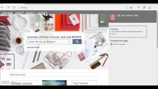 JSTOR Advanced Search