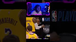 Lakers Fan Reacts To Draymond Green pass ball to Lakers bench #shorts