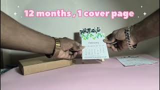 Eco-Friendly Plantable Tripod Calendar | Sustainable Corporate Gifting | Grow Your Year Green 🌱