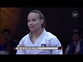 best performance natsuki shimizu jpn vs viviana bottaro ita tatami karate