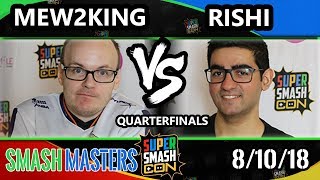 SSC 2018 Smash Masters - FOX MVG | Mew2King Vs. Rishi - Quarterfinals