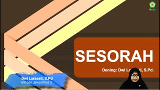 Bahasa Jawa Kelas X - Sesorah