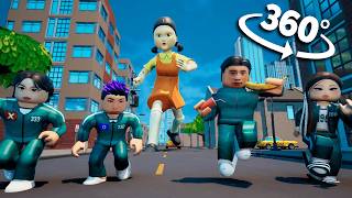 360° Roblox: Squid Game's Giant Doll Takes Over the City