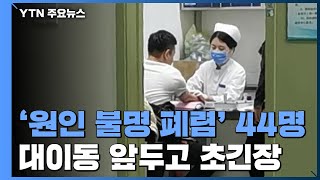 中 원인불명 폐렴 44명으로 늘어...춘제 대이동 앞두고 '초긴장' / YTN