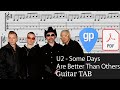 U2 - Some Days Are Better Than Others Guitar Tabs [TABS]