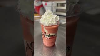 Strawberry Shortcake Float! #stepbystep #madefromscratch #satisfying #delicious #float #drinks