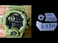 Casio G-shock Rangeman GW-9400-3 *Unboxing, triple sensor & led light demo