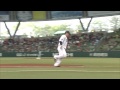 【プロ野球パ】おかわり中村、“良い角度”で左中間スタンドに飛び込む一発！ 2015 03 14 l g