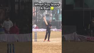 When You Leave a Ball 😂😂 #cricbuzz #cricket #shorts #trending #funny