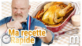 ⏱️ Ma recette rapide - Poulet rôti, carotte \u0026 Patate douce