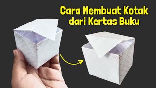 Cara Membuat Kotak dari Kertas Buku, Keren Gaes !!