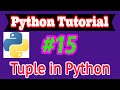 Python Tutorial in Hindi #15: Tuple using Python