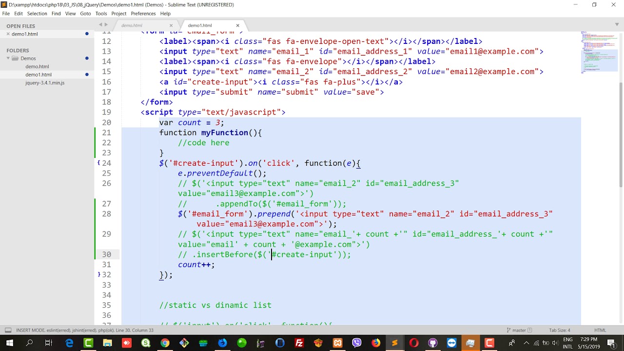 Jquery Events Youtube Jquery Events Youtube